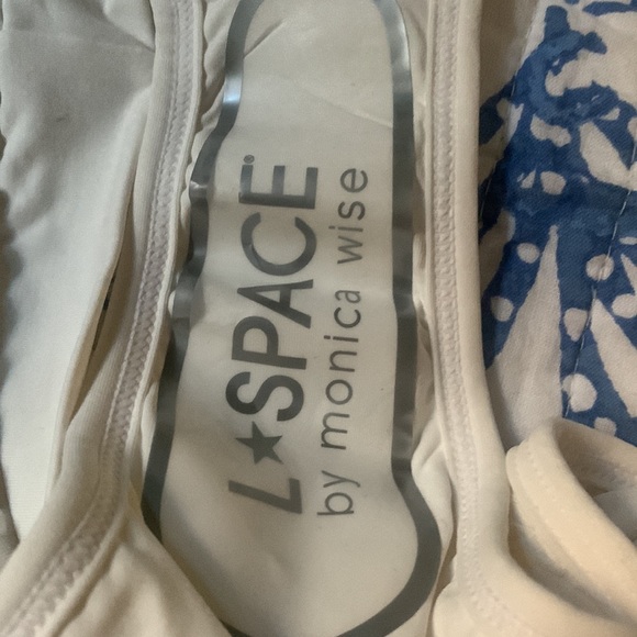 NWT L Space Frenchi Bikini Bottom bitsy Cream Rib - Picture 8 of 16